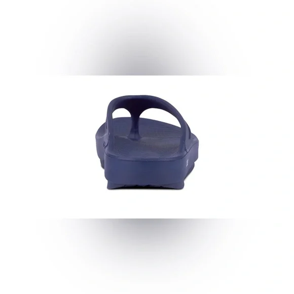 NWT Oofos Ooriginal Recovery Thong Flip Flop Sandal Men 9 Women 11 Navy Blue - Picture 7 of 13